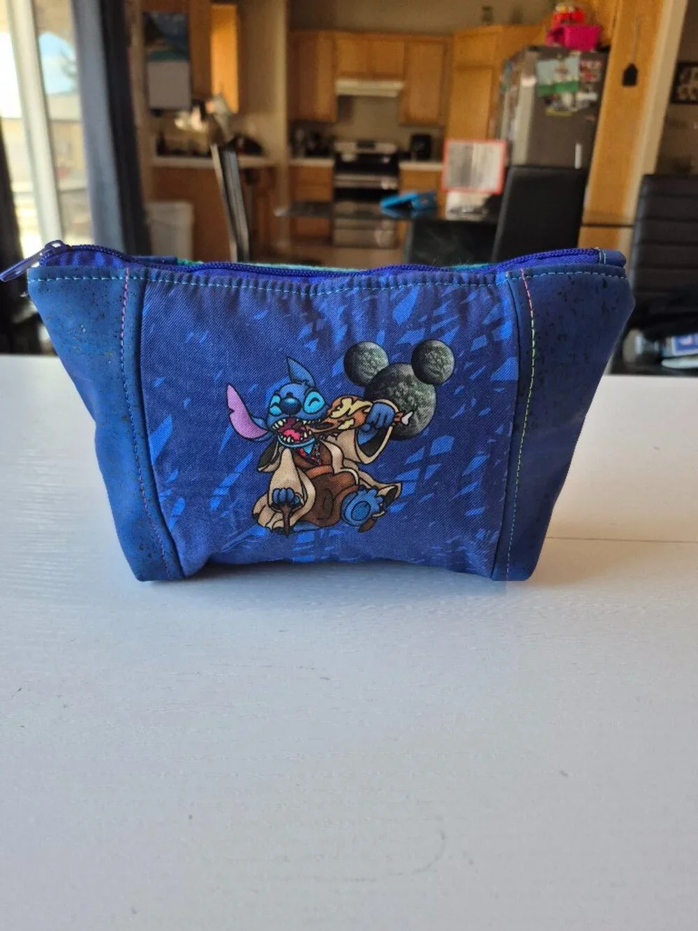 Handcrafted 10x6 Alien Master‎ Pouch | Waterproof Lining | Handmade Travel Bag